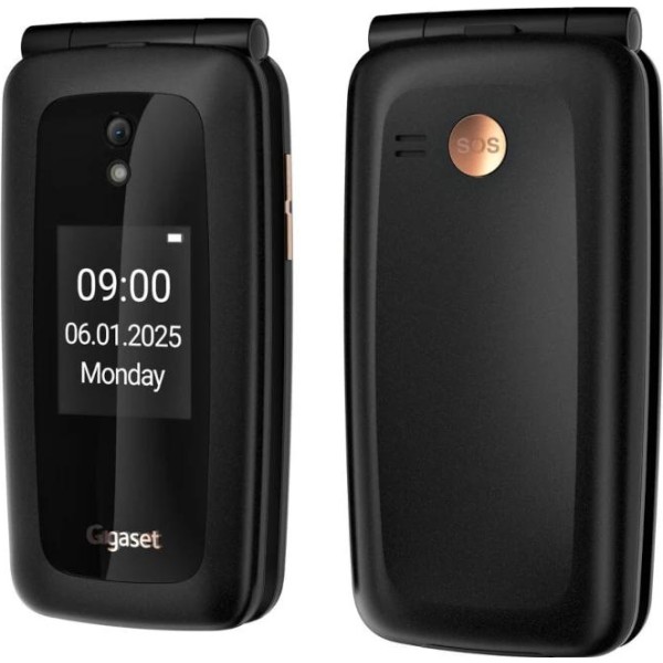 Gigaset móvil senior gl795 4g 2.31" negro + base